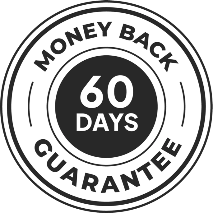 OliveBurn 60-day money-back guarantee badge